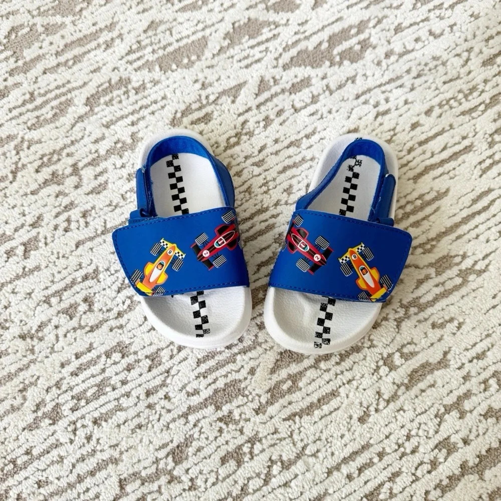 Gymboree race cars sandals, toddler size 9